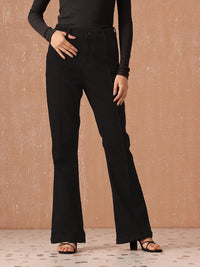 all about you Women Slim Bootcut High-Rise Stretchable Jeans