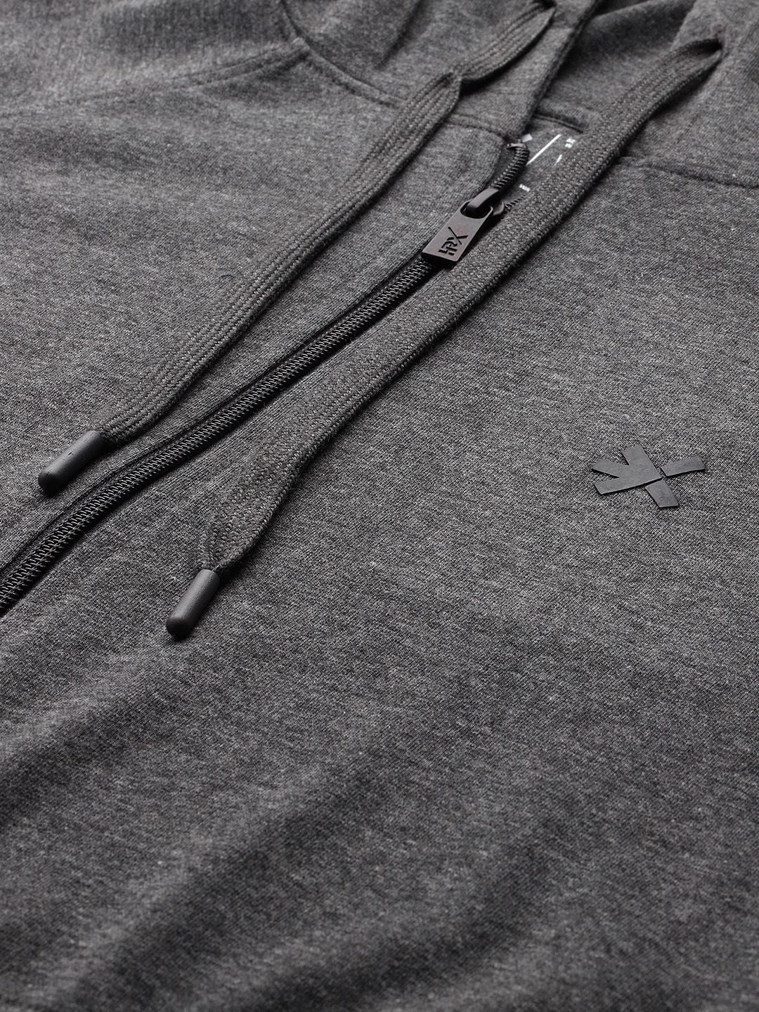 HRX by Hrithik Roshan Melange Effect Lifestyle Tracksuit