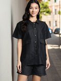 DressBerry Pocket Detail Chambray Co-Ords