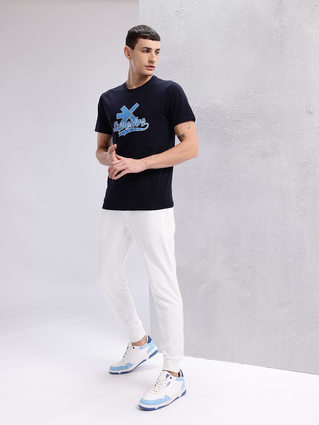 HRX by Hrithik Roshan Men Typography Printed T-shirt