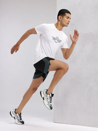 HRX by Hrithik Roshan Men Colourblocked Rapid-Dry Running Shorts