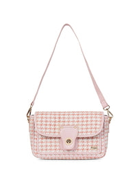 Berrylush Self Design Structured Handheld Bag