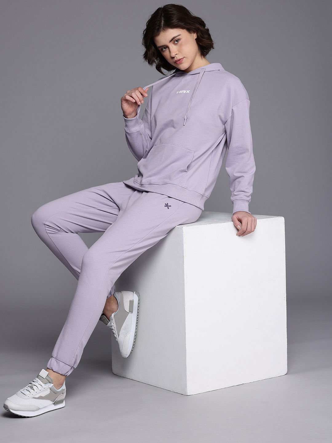 HRX by Hrithik Roshan Brand Logo Printed Hooded Tracksuits