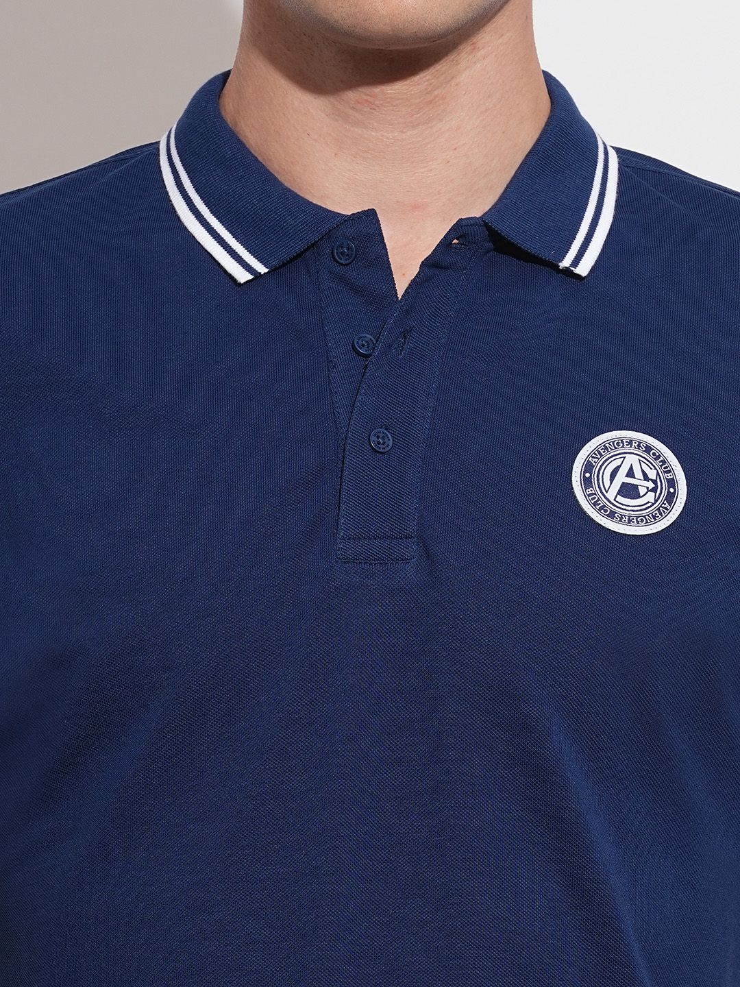 Being Human Polo Collar Pure Cotton T-shirt