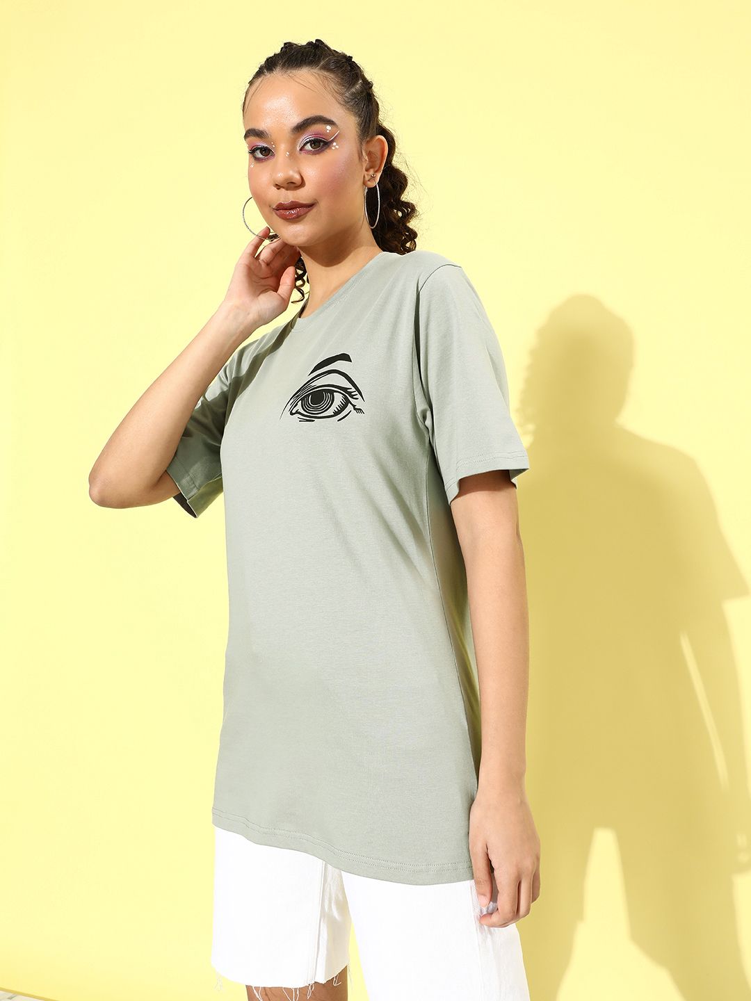 DILLINGER Women Graphic Printed Oversized T-shirt