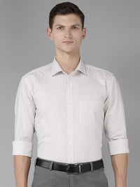 Park Avenue Men Slim Fit Vertical Stripes Opaque Pure Cotton Formal Shirt