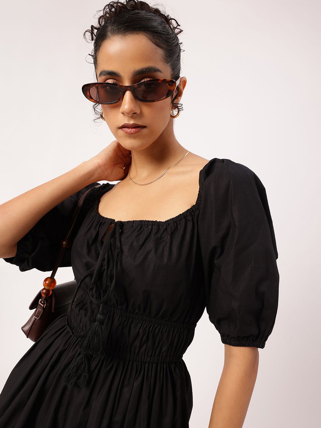 Cute & Classic Chic Cinched A-Line Dress