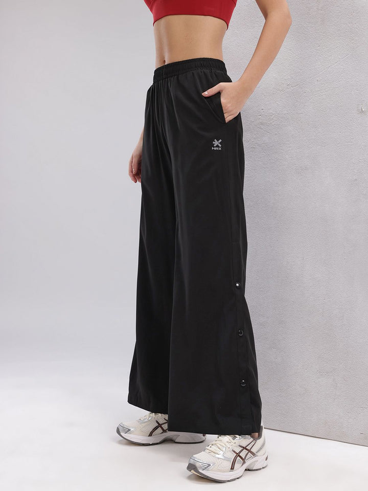 HRX by Hrithik Roshan Women Rapid-Dry Training Track Pants with Side Slits