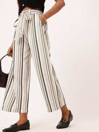 DressBerry Women Breezy Bold Stripes Trousers