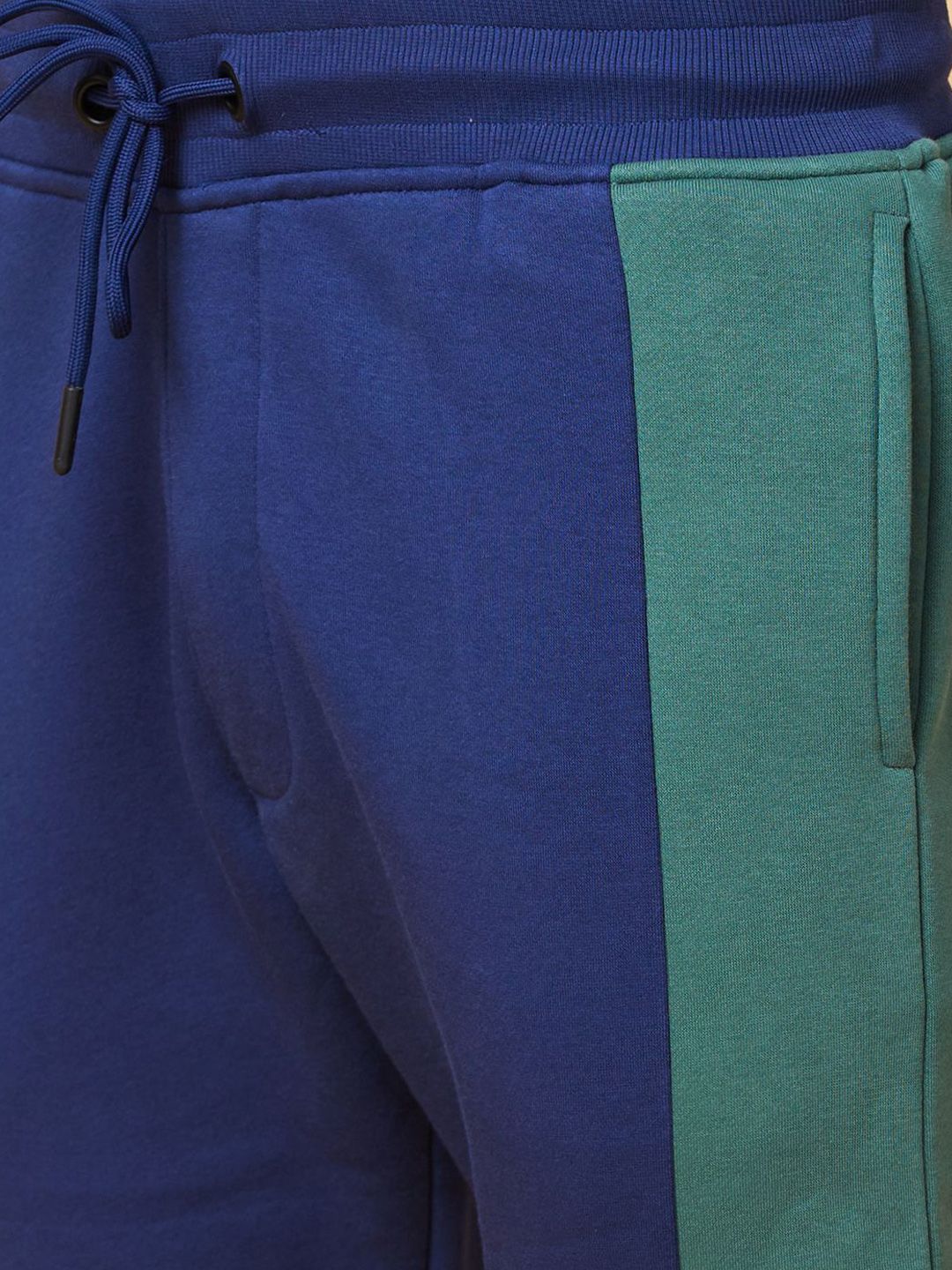 Being Human Men Colorblocked Mid Rise Joggers