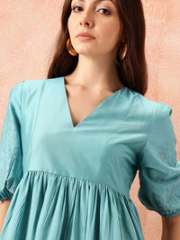 all about you Empire Midi Ethnic Dress