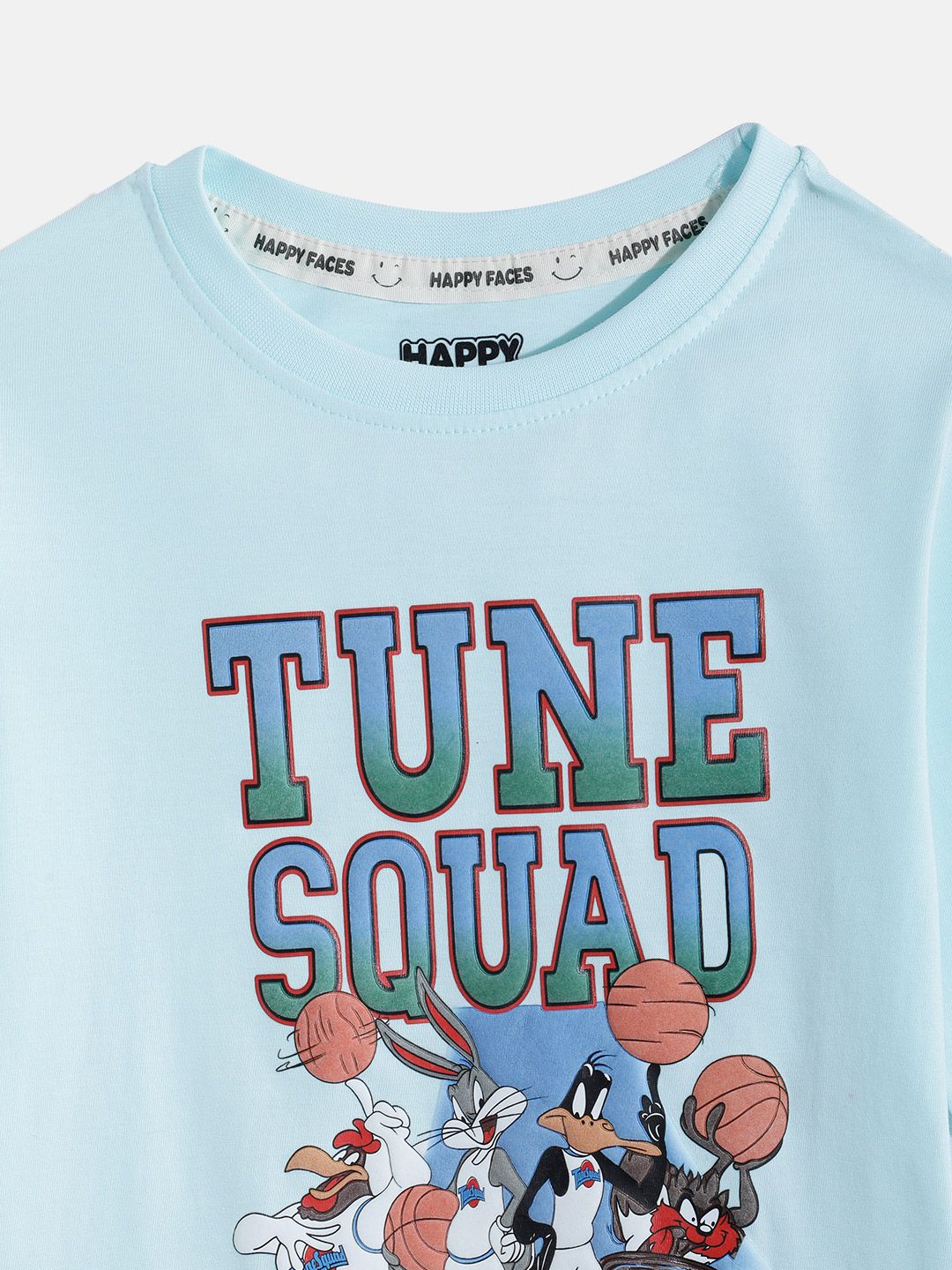 Happy Faces Boys Looney Tunes Printed Pure Cotton T-shirt