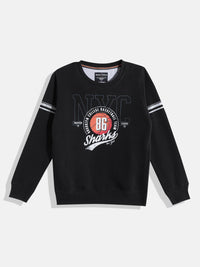 Monte Carlo Boys Typography Printed Sweatshirt