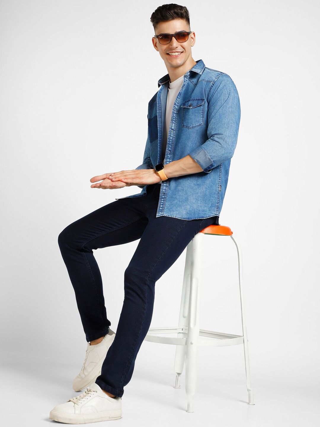 Urbano Fashion Men Slim Fit Stretchable Cotton Jeans