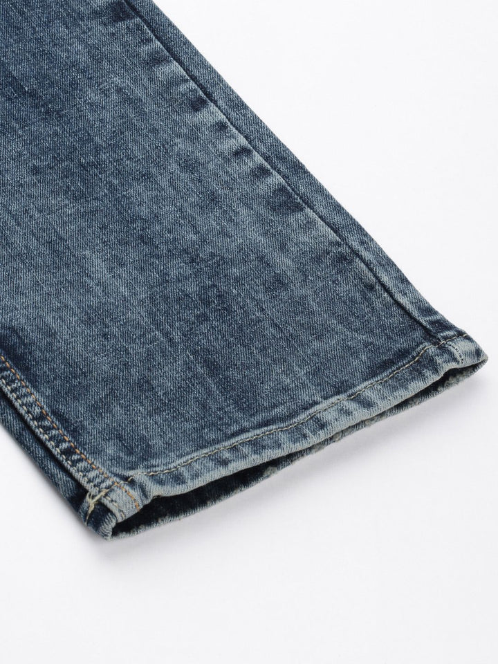 SPYKAR Men Low-Rise Mildly Distressed Heavy Fade Stretchable Jeans