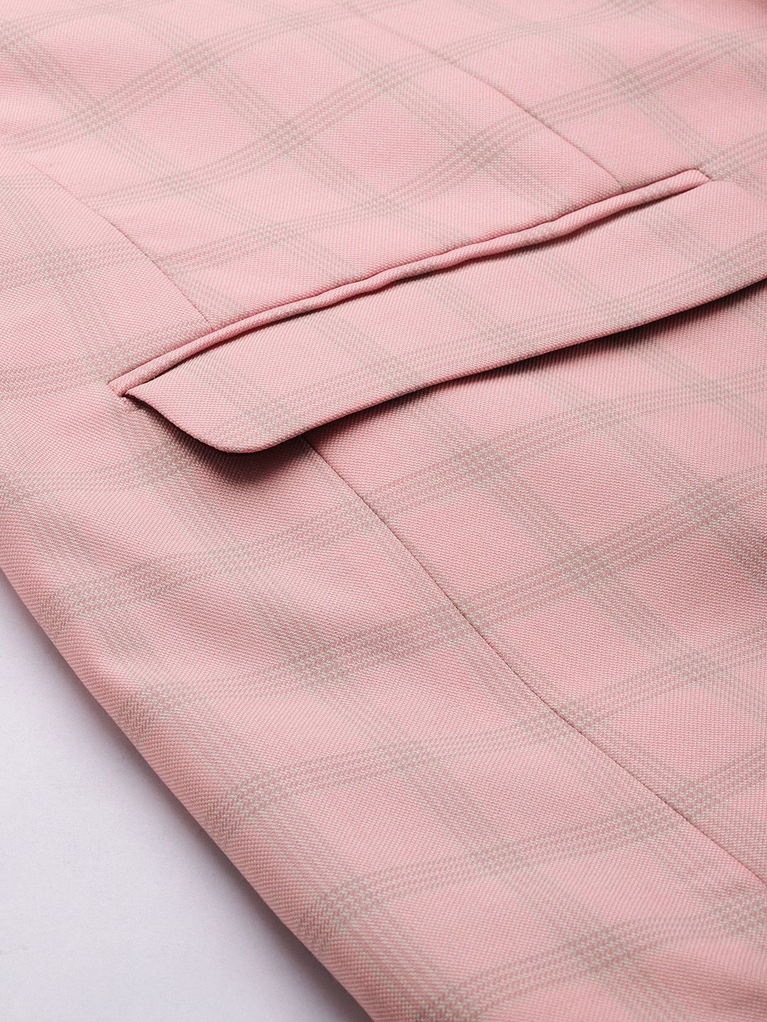 Raymond Contemporary Fit Checked Formal Blazer