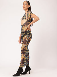 DressBerry Dare to Differ Sheer Bliss Maxi Dress