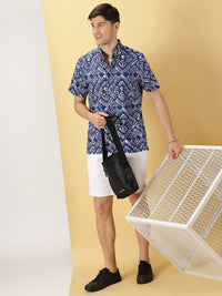 Thomas Scott Comfort Fit Floral Printed Cotton Casual Shirt