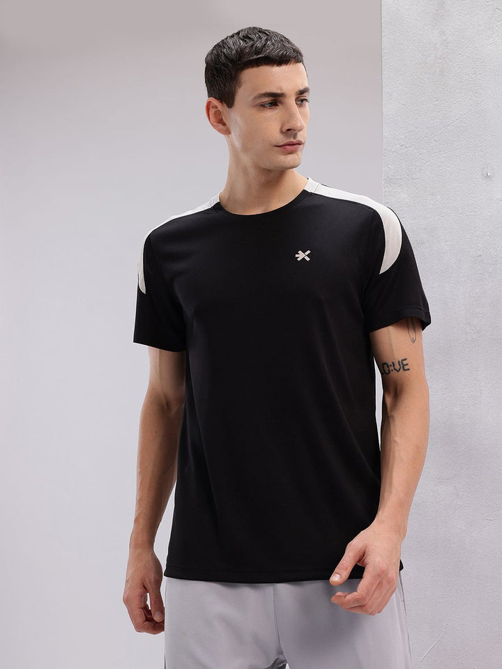 HRX by Hrithik Roshan Colourblocked Rapid-Dry Running T-shirt
