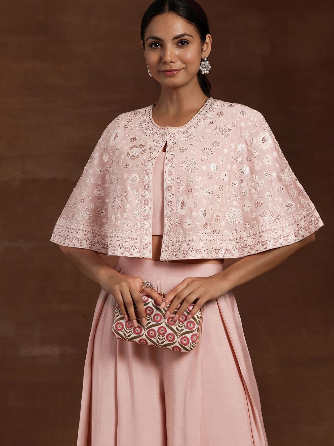 Libas Top, Shrug & Palazzos Ethnic Co-Ords