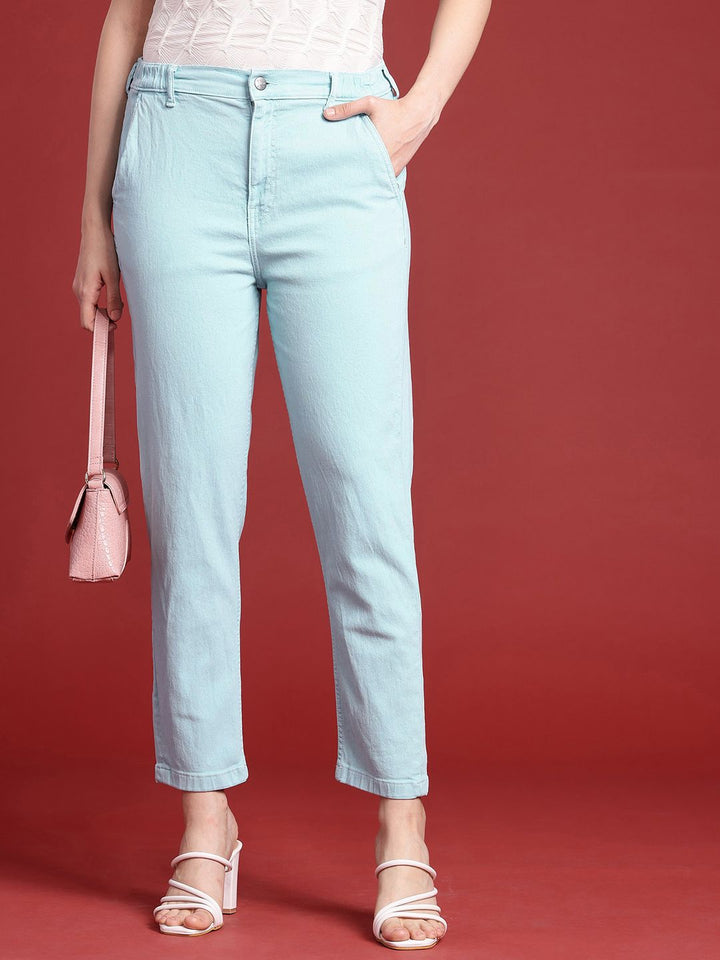 all about you Women Mom Fit High-Rise Stretchable Jeans