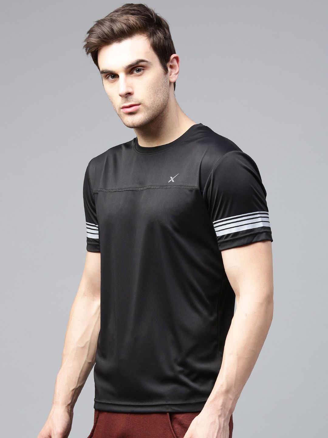 HRX by Hrithik Roshan Men Black Advanced Rapid Dry T-shirt