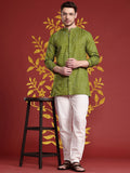 Anouk Checked Pure Cotton Kurta