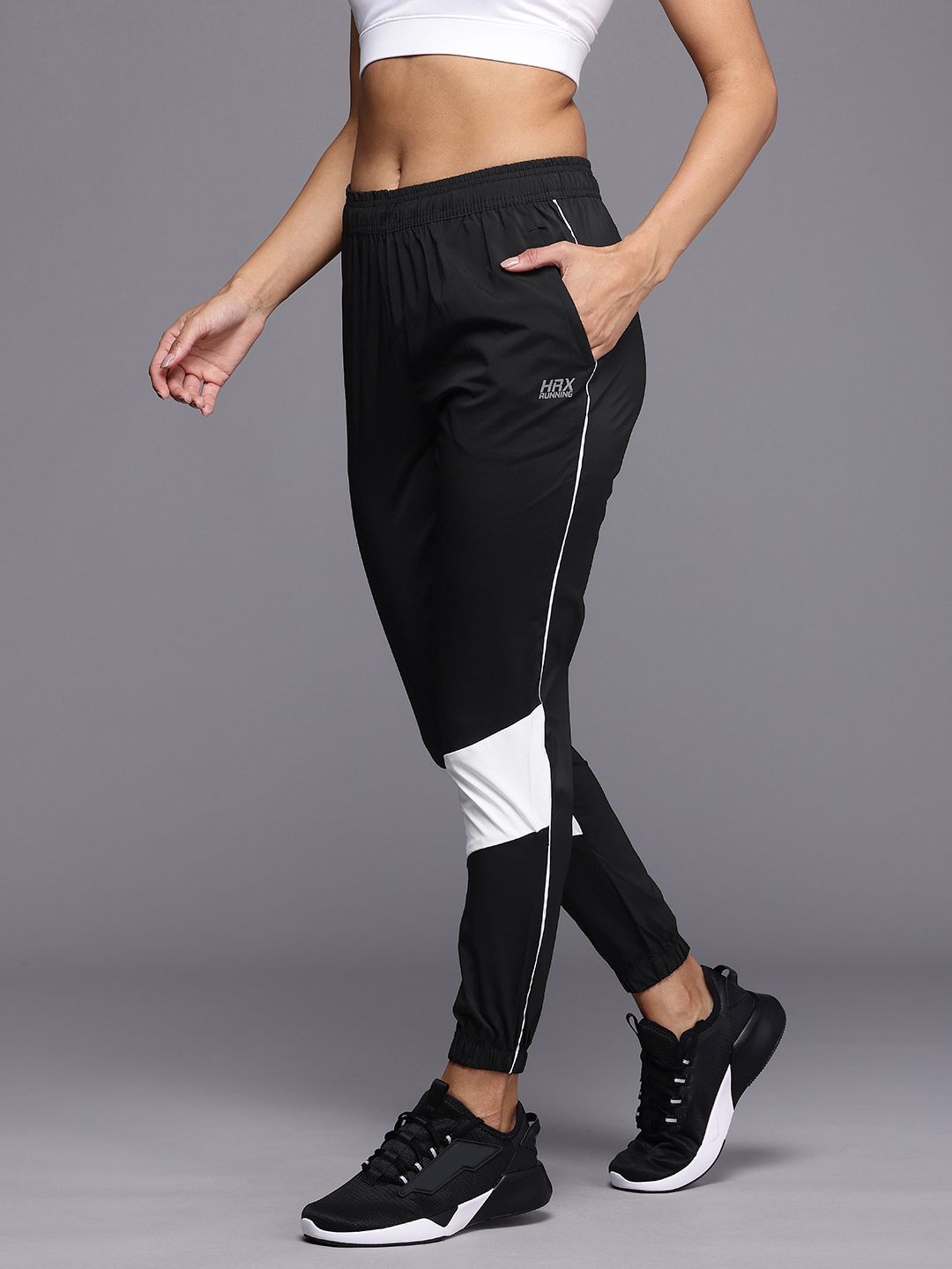 HRX by Hrithik Roshan Women Antimicrobial & Rapid Dry Slim Fit Running Joggers