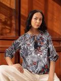 all about you Tropical Print Top