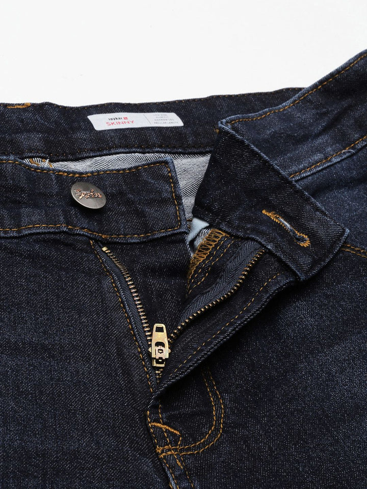 SPYKAR Men Slim Fit Low-Rise Light Fade Stretchable Jeans