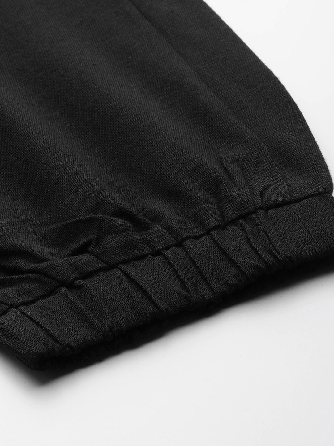 SASSAFRAS Women Black Joggers