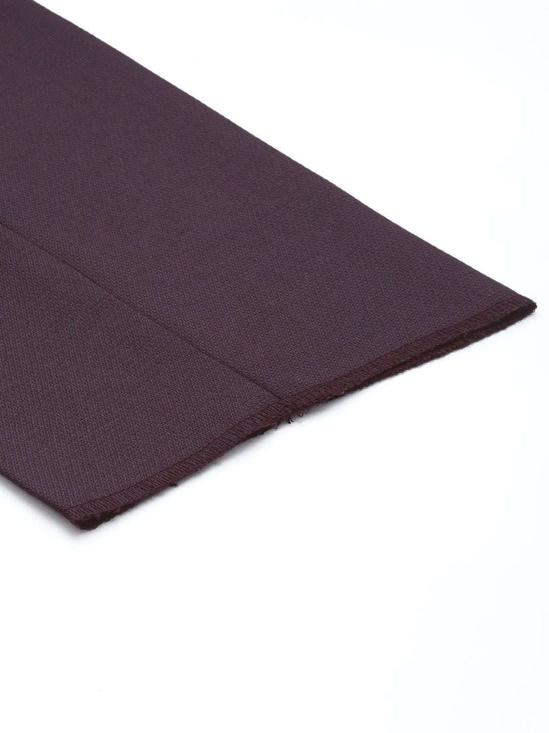 Raymond Men Textured Slim Fit Mid-Rise Formal Trousers