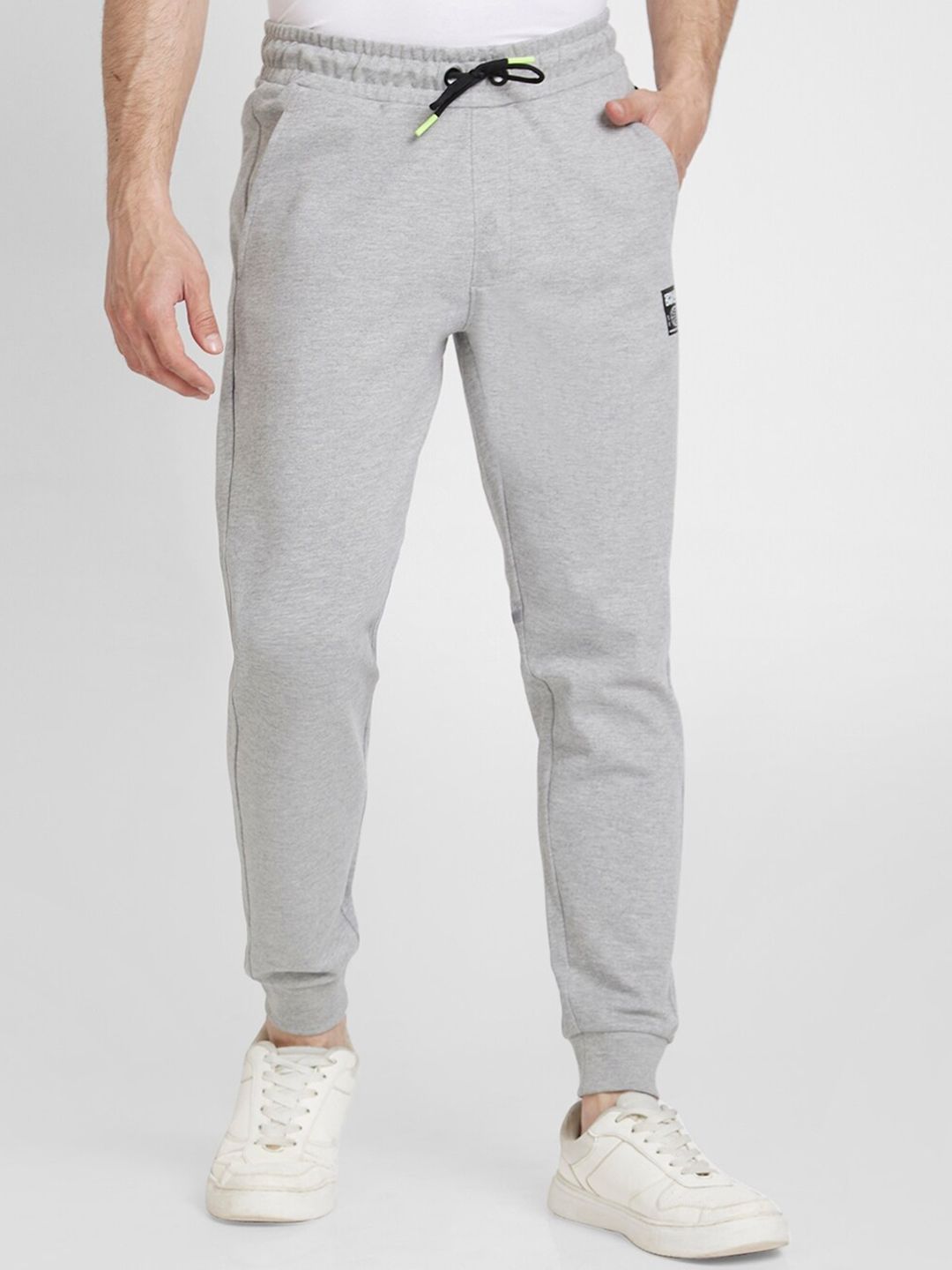 SPYKAR Men Mid-Rise Cotton Joggers