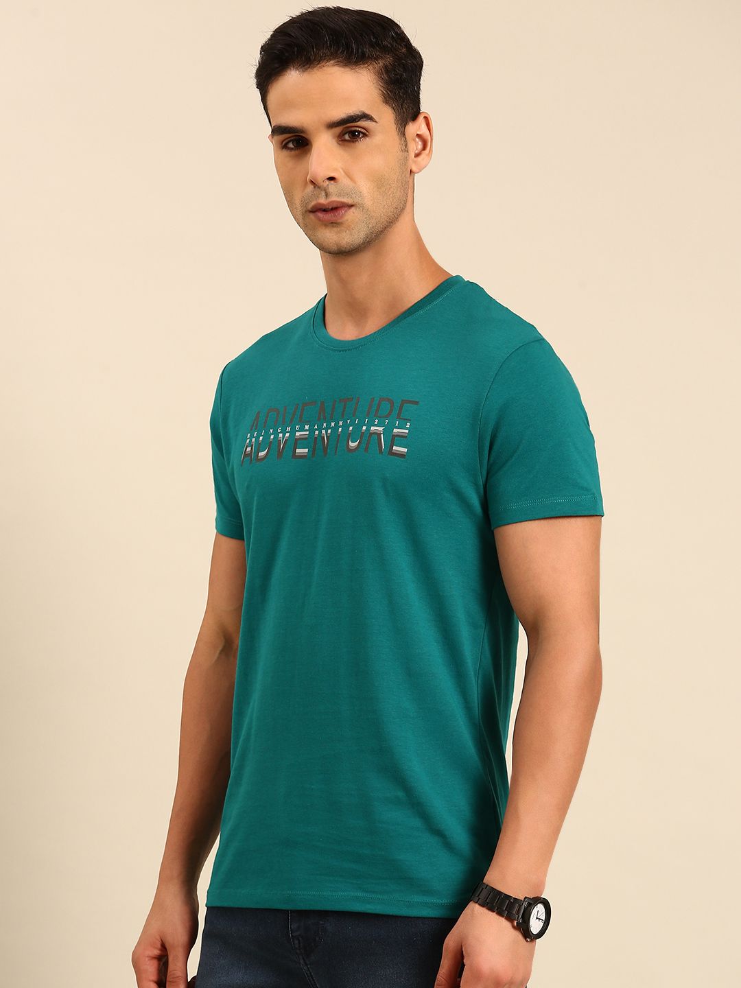 Being Human Graphic Printed Pure Cotton T-shirt