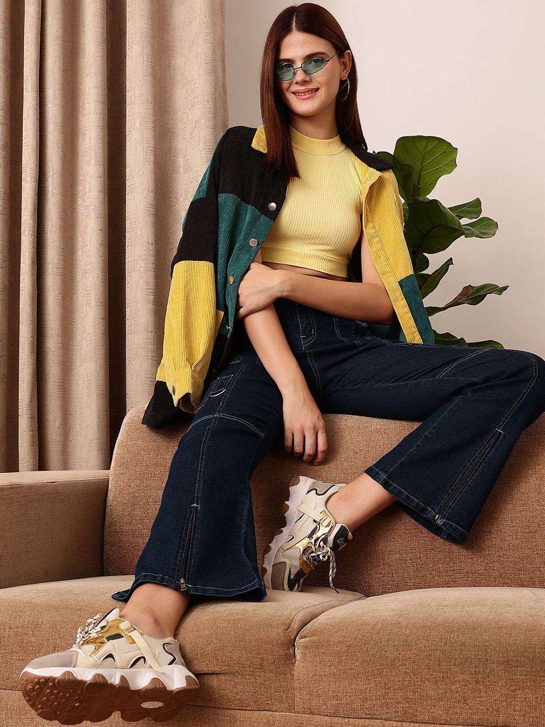 STREET 9 Women Comfort Clean Look Stretchable Bootcut Jeans