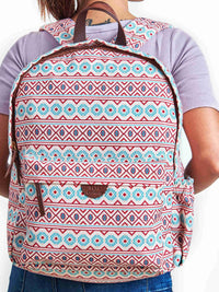 TEAL BY CHUMBAK Women Geometric Printed Backpack