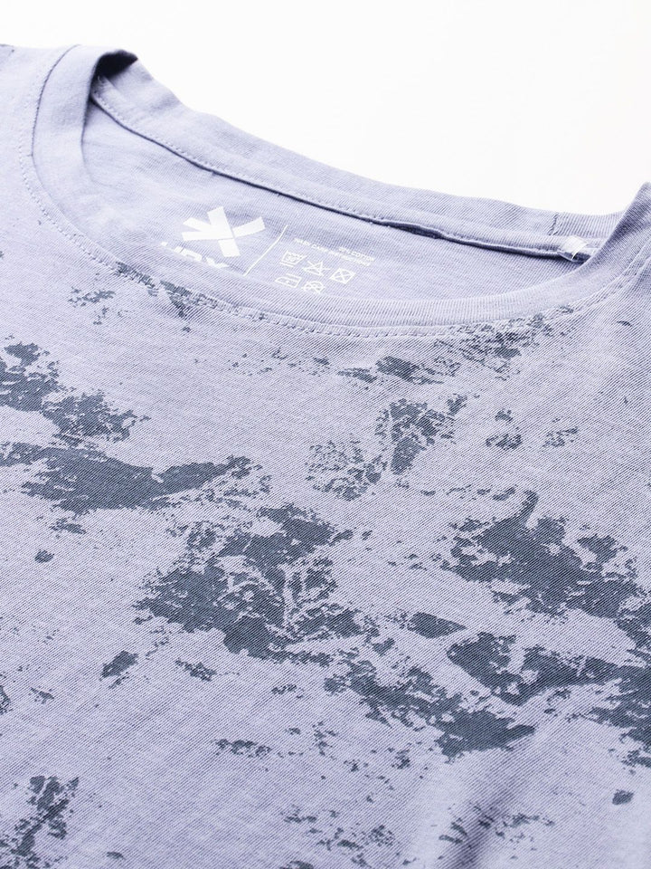 HRX by Hrithik Roshan Abstract Printed Yoga T-shirt