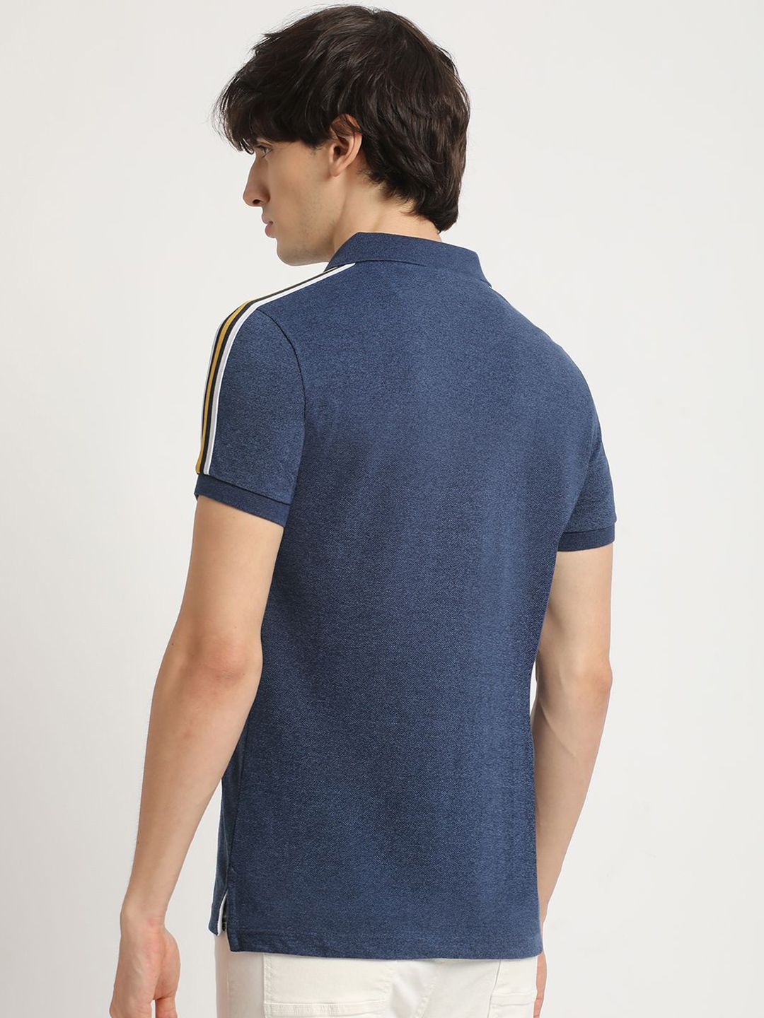 THE BEAR HOUSE Slim Fit Polo Collar T-shirt