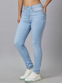 Being Human Women Mid-Rise Skinny Fit Light Fade Jeans