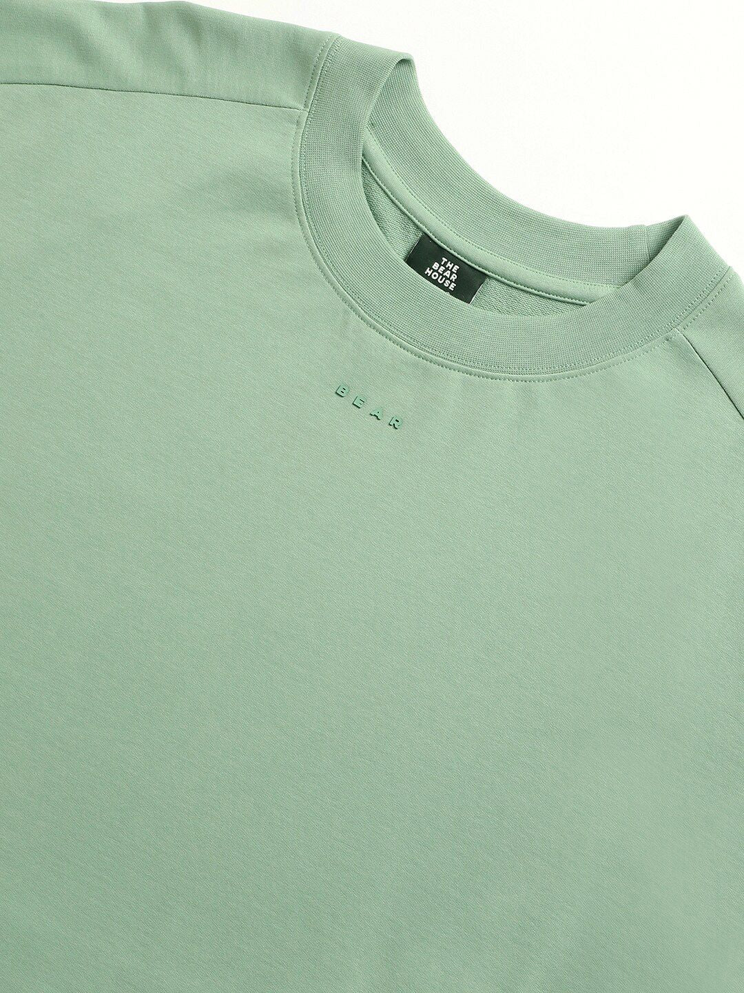 THE BEAR HOUSE Drop Shoulder Cotton Relaxed Fit Pure Cotton T-shirt