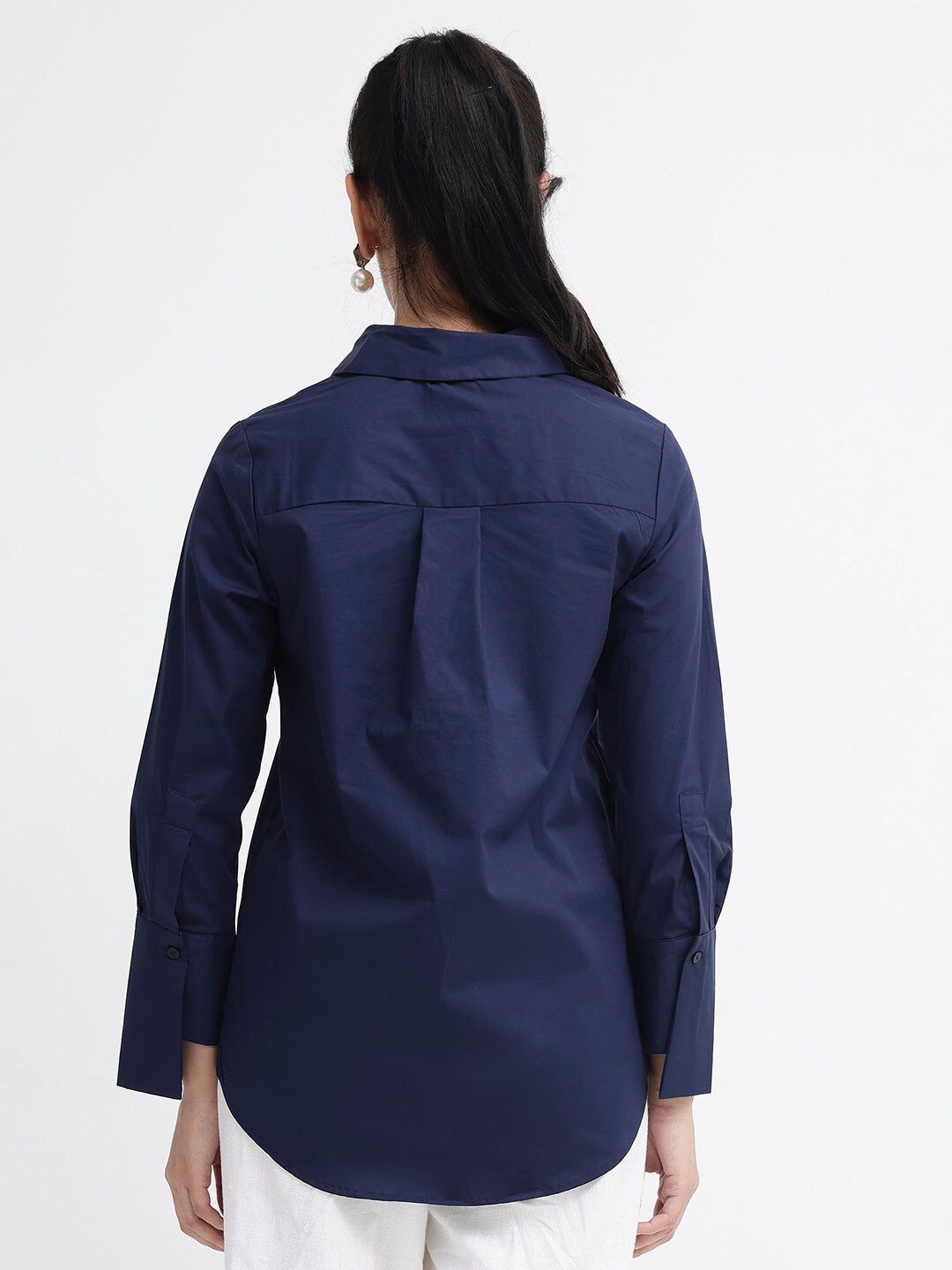 RAREISM Comfort Regular Fit Long Sleeves Spread Collar Cotton Opaque Formal Shirt