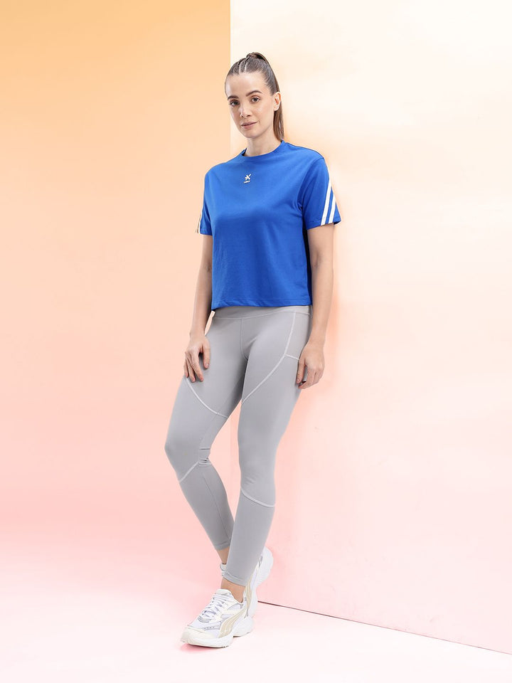 HRX by Hrithik Roshan Women Solid Lifestyle T-shirt