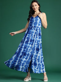 DressBerry Printed A-Line Maxi Dress
