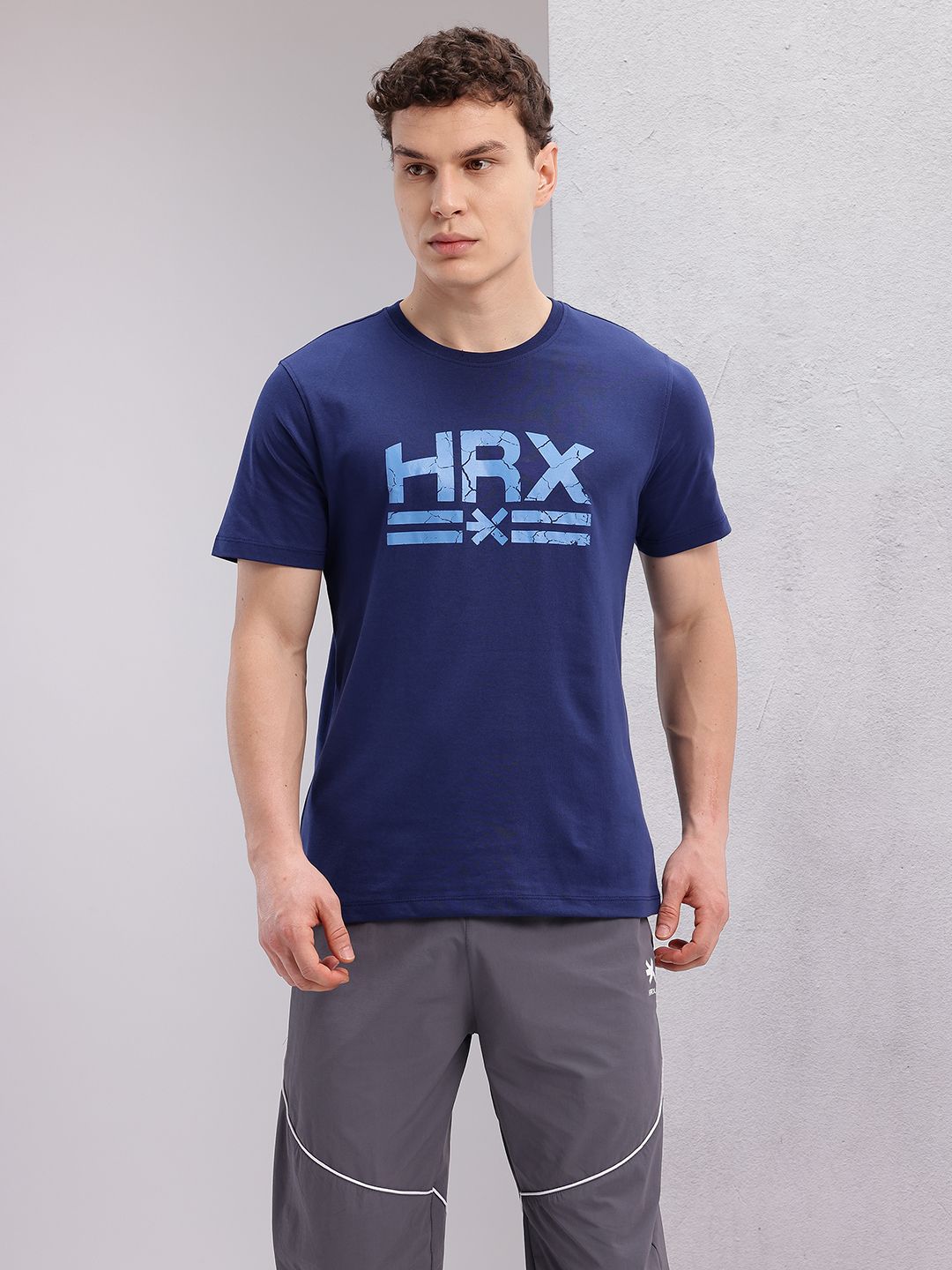 HRX by Hrithik Roshan Men Typography Printed Training T-shirt