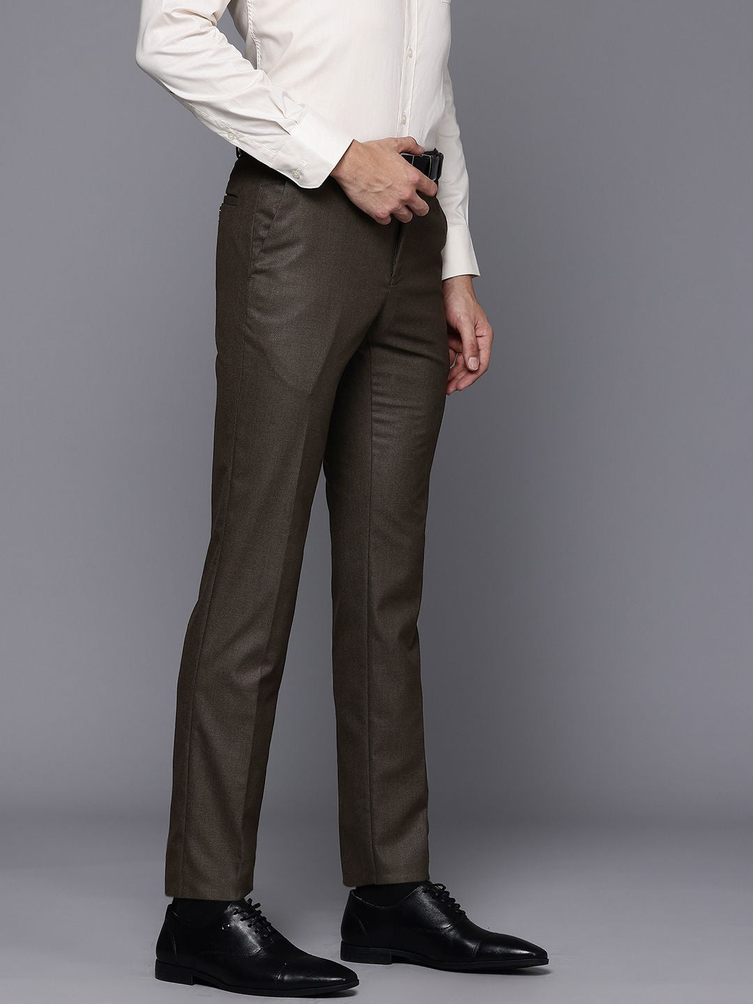 Raymond Men Slim Fit Formal Trousers