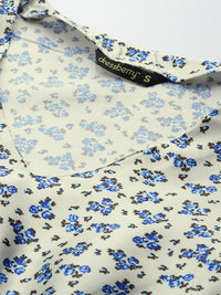 DressBerry Floral Print Satin Wrap Dress