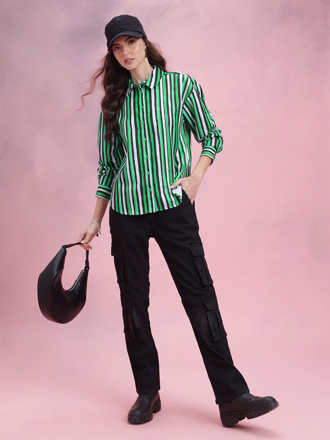 DressBerry Striped Casual Shirt