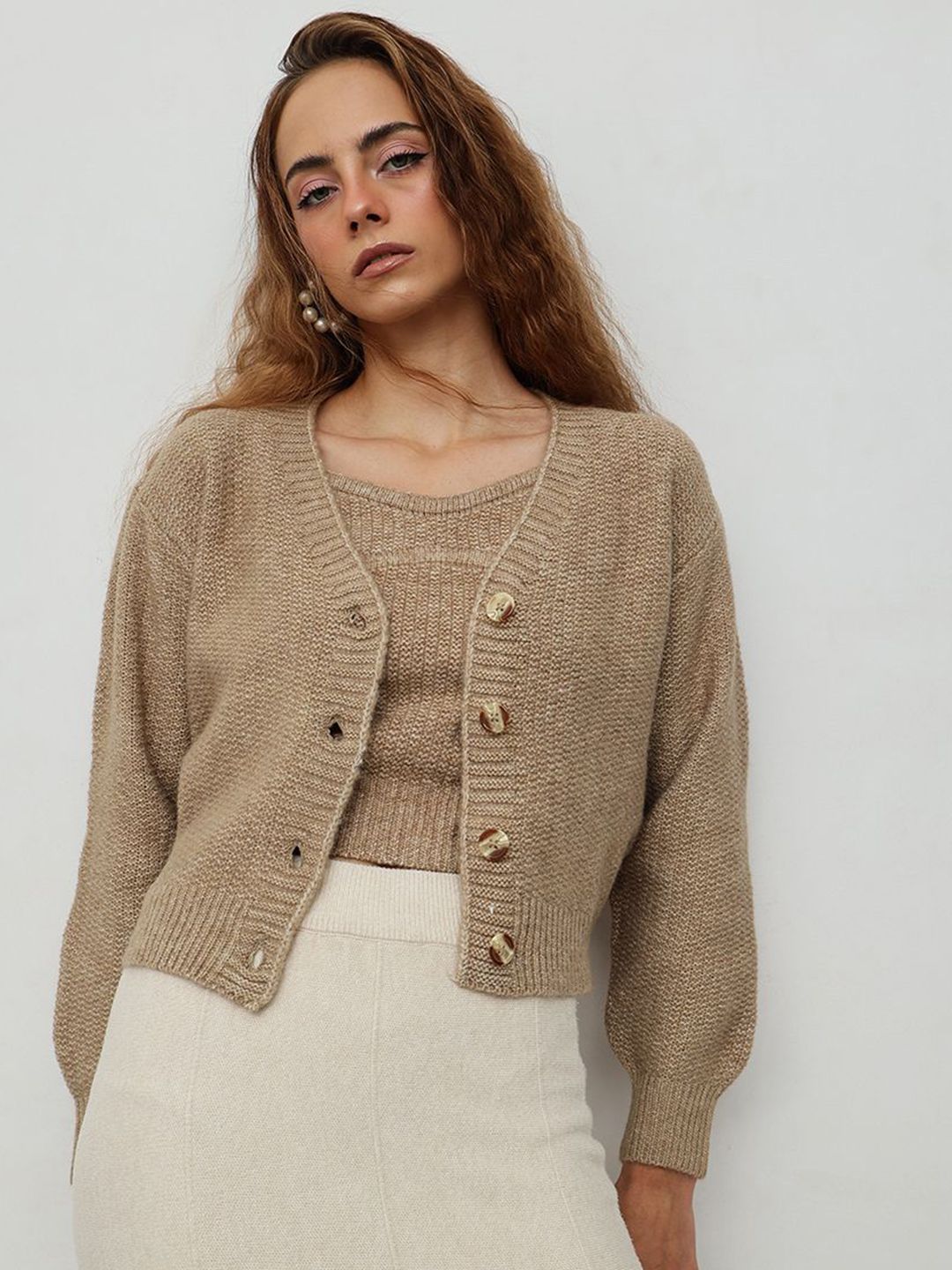 STREET 9 Women Crop Cardigan