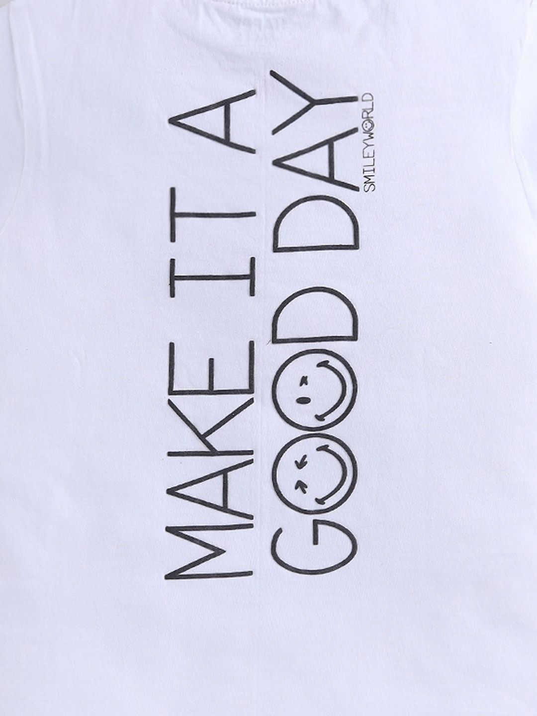 Happy Faces Boys Printed Pure Cotton T-shirt