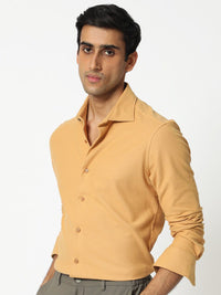 RARE RABBIT Men Venziya Slim Fit Opaque Cotton Shirt
